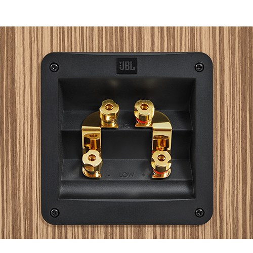 L100 Classic 80 Separated Bi-wire / Bi-amp crossover network and dual sets of gold-plated binding posts - Image